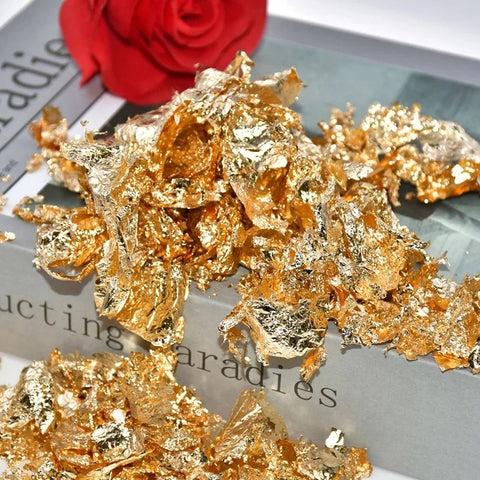 10g Imitation Gold Sliver Copper Foil Sequins