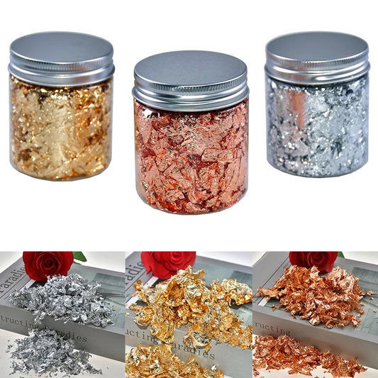 10g Imitation Gold Sliver Copper Foil Sequins