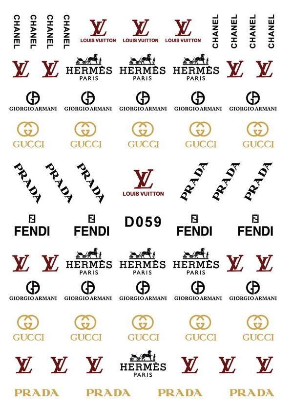 Designer Stickers D059