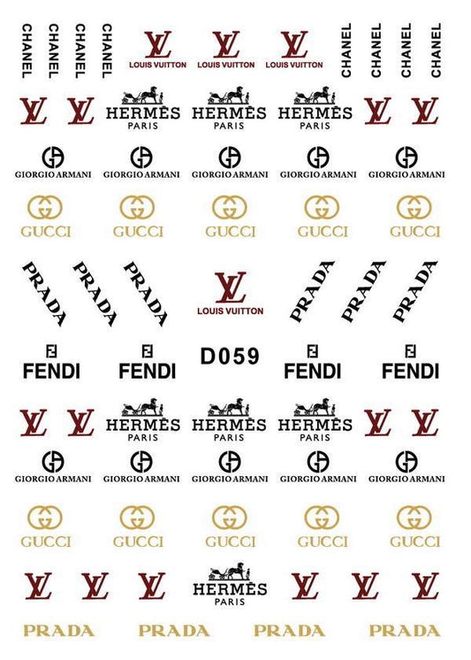 Designer Stickers D059