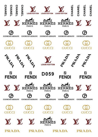 Designer Stickers D059