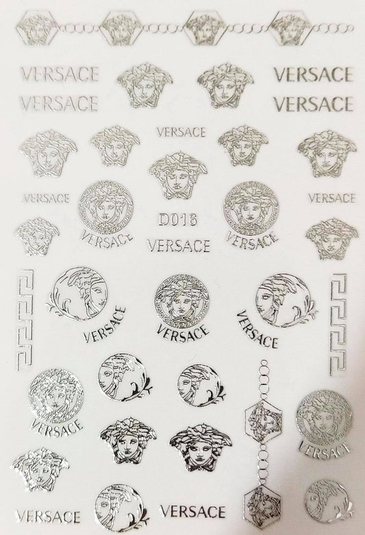 Designer Stickers D016 Silver