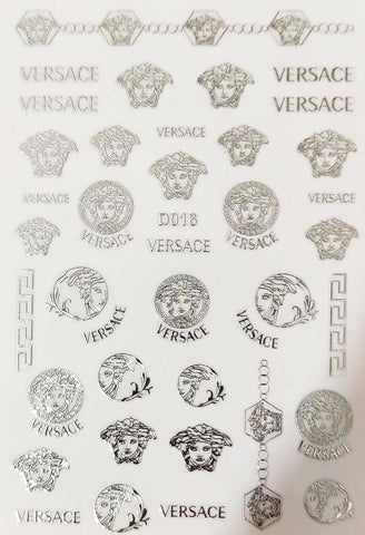 Designer Stickers D016 Silver