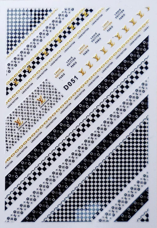 NAIL STICKERS D051