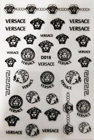 Designer Stickers  D016 Black
