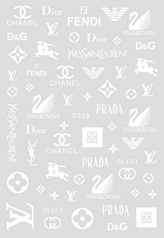 Designer Stickers D026