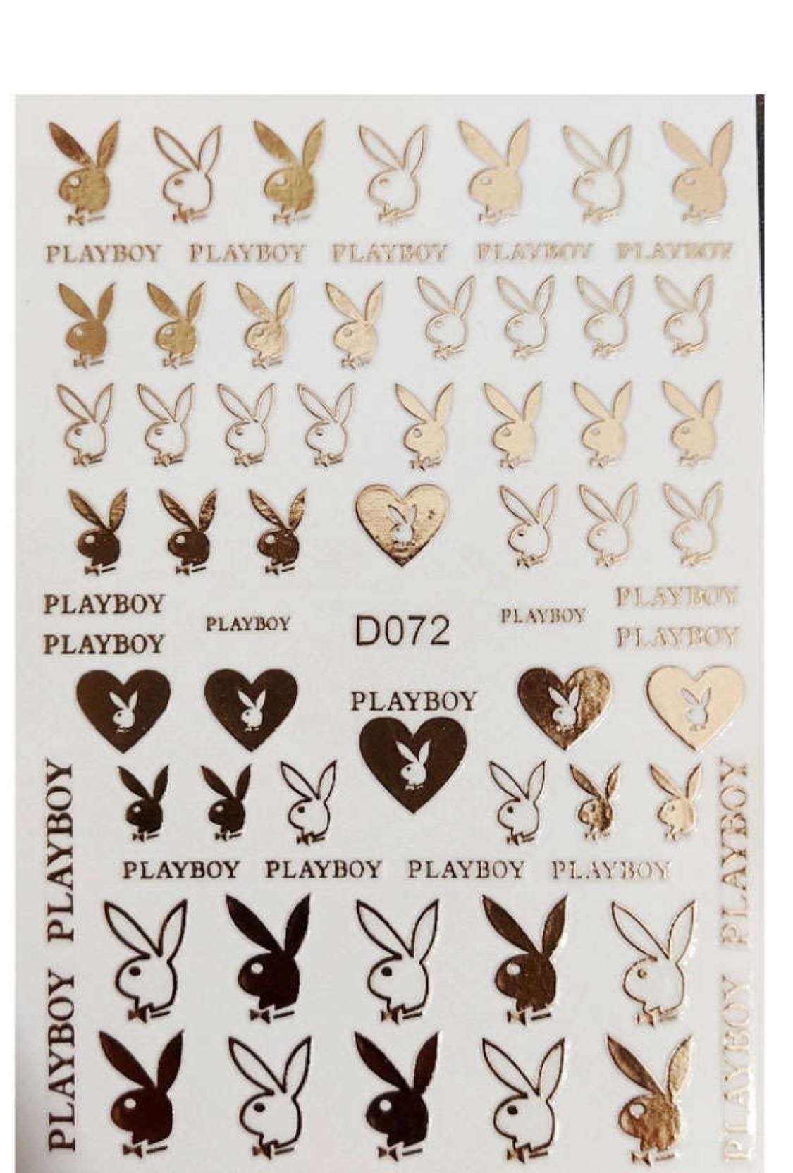 STICKERS D072 ROSE GOLD