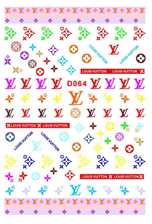 NAIL STICKERS D064