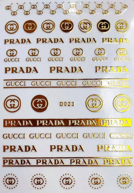 Designer Stickers  D023
