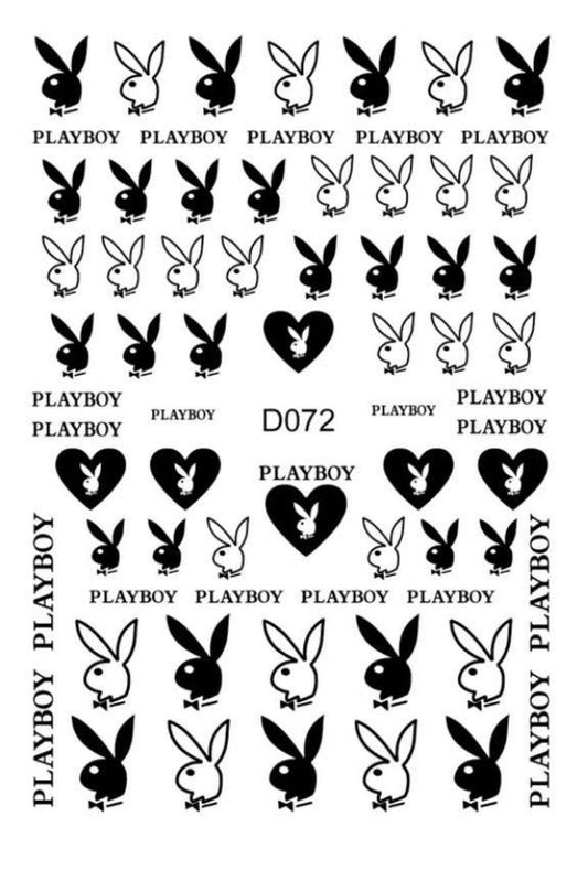 STICKERS D072 BLACK