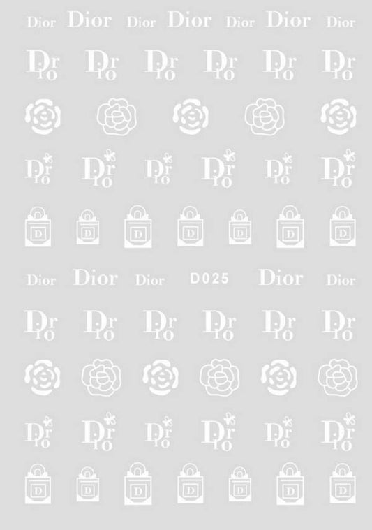 Designer Stickers  D025
