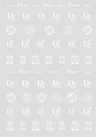 Designer Stickers  D025