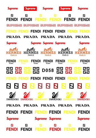Designer Stickers D058