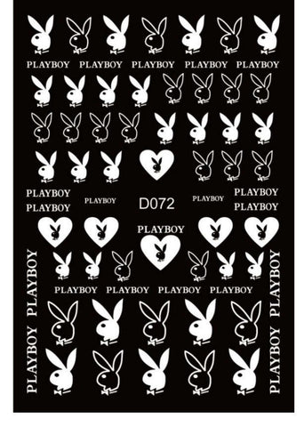 STICKERS D072 WHITE