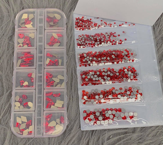 Fancy Shape Glass Flatback Rhinestones For Nail Art - Siam