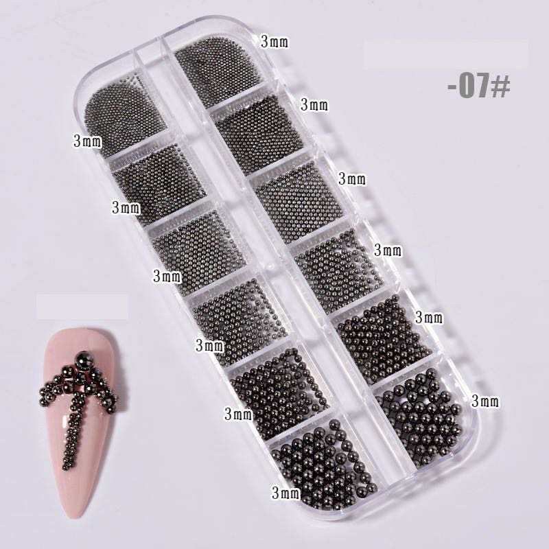 Caviar Bead Stainless Steel Beads Nail Art 07
