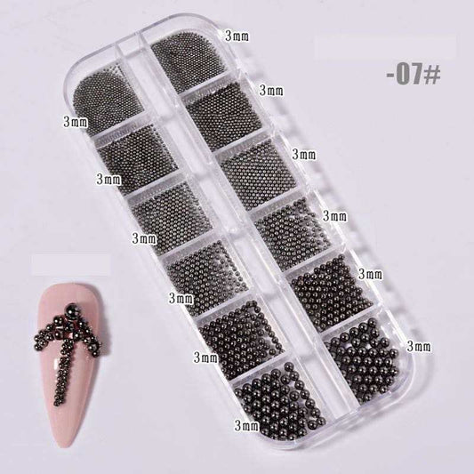 Caviar Bead Stainless Steel Beads Nail Art 07