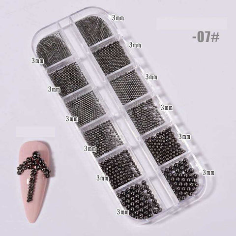 Caviar Bead Stainless Steel Beads Nail Art 07