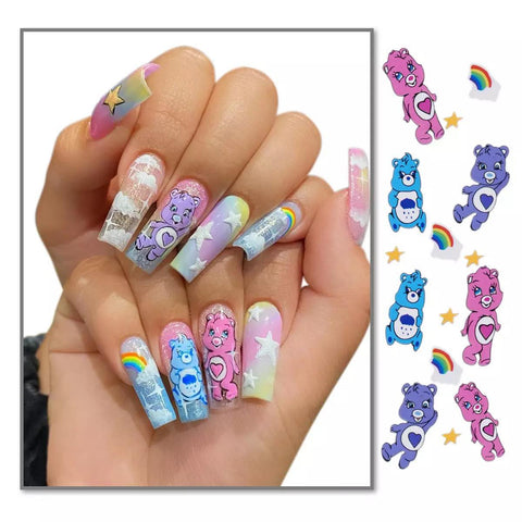 BEAR CUTE NAIL DECALS ST102