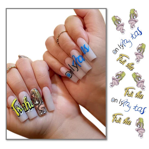 SPICE GIRL SERIES NAIL DECALS SET  ST106