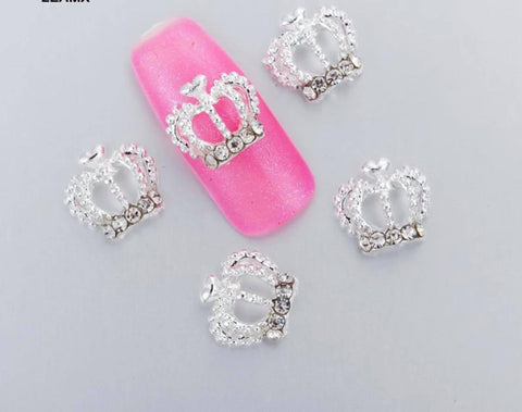 2PCS Nail Charms Crown