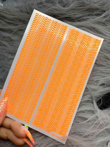 SNAKE SKIN STICKERS MG10601