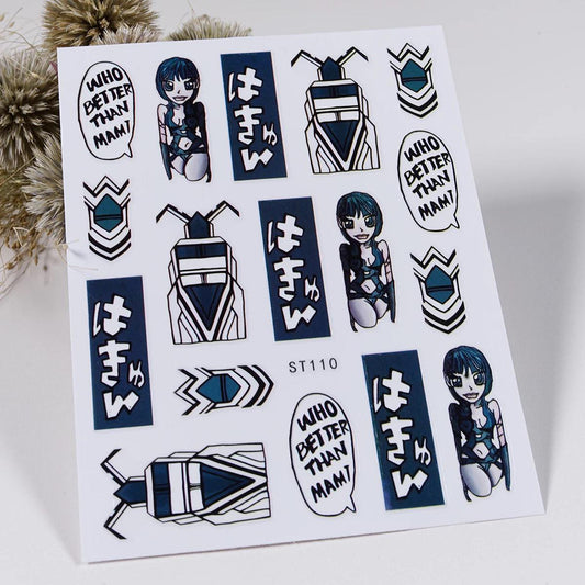 NAIL DECALS SET  ST110