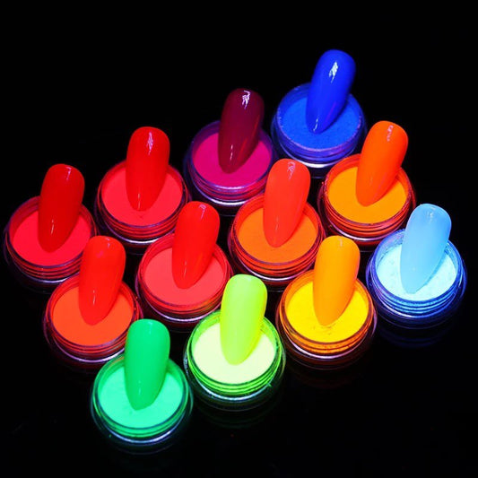 12 Boxes Neon Pigment Powder