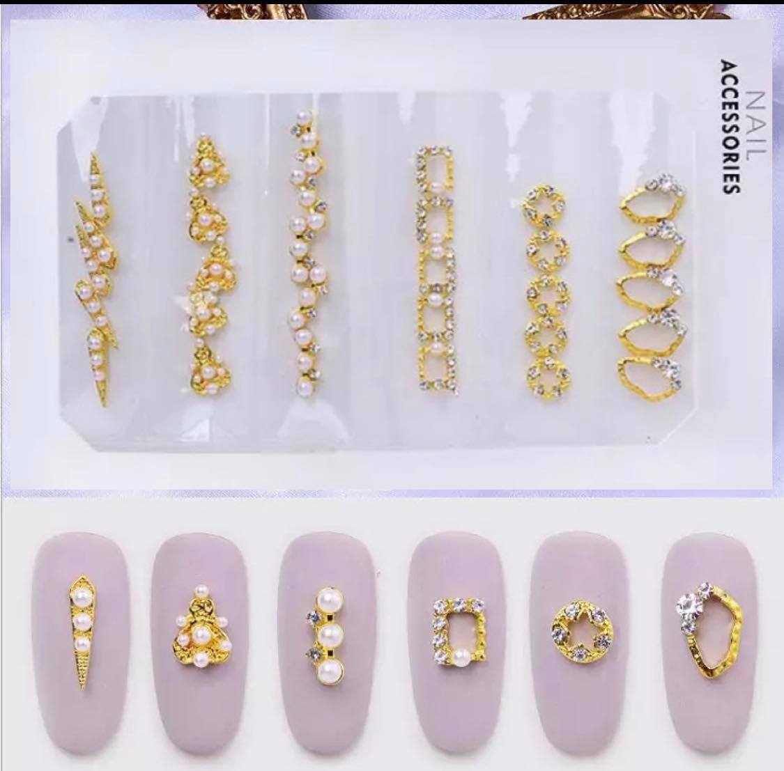 30pcs Nail Charm /G19