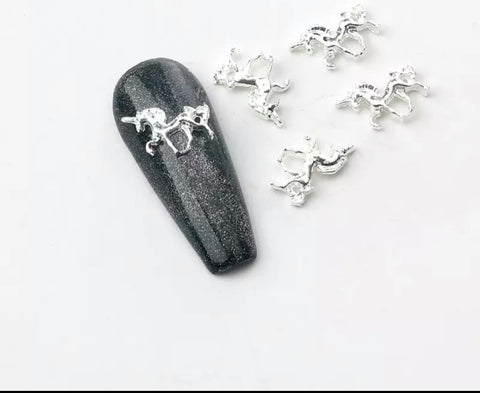 4PCS Nail Charms Unicorn