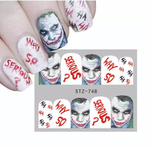 Halloween Water Transfer Sickers/748
