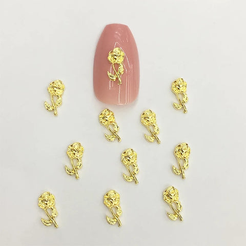 4PCS Nail Charms Rose