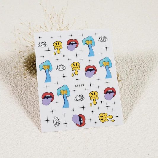 NAIL DECALS SET ST119