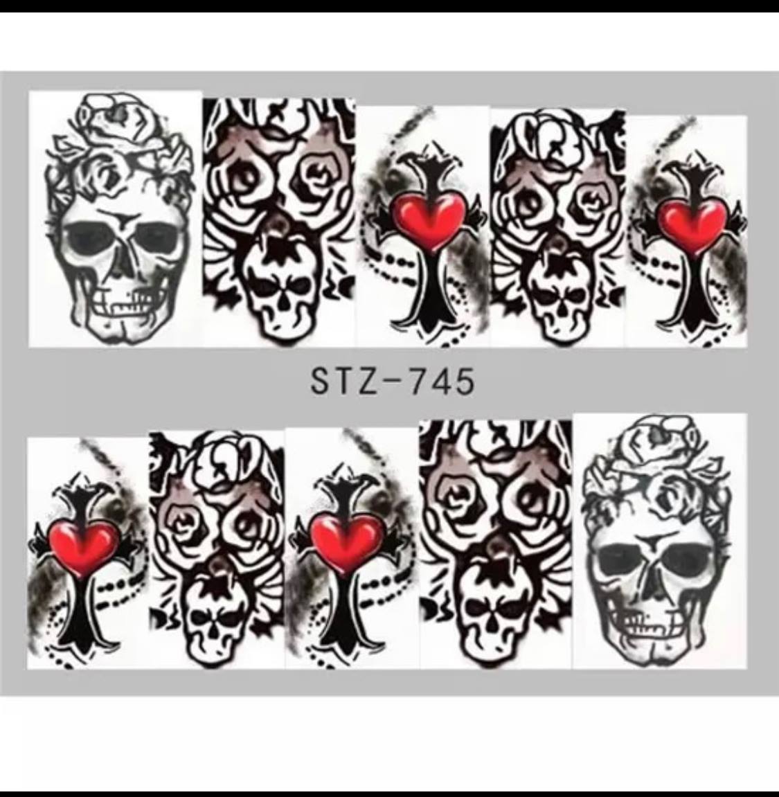 Halloween Water Transfer Sickers/745