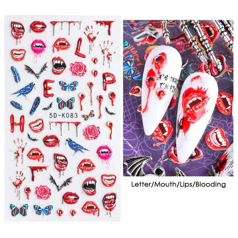 5D Halloween Stickers K083