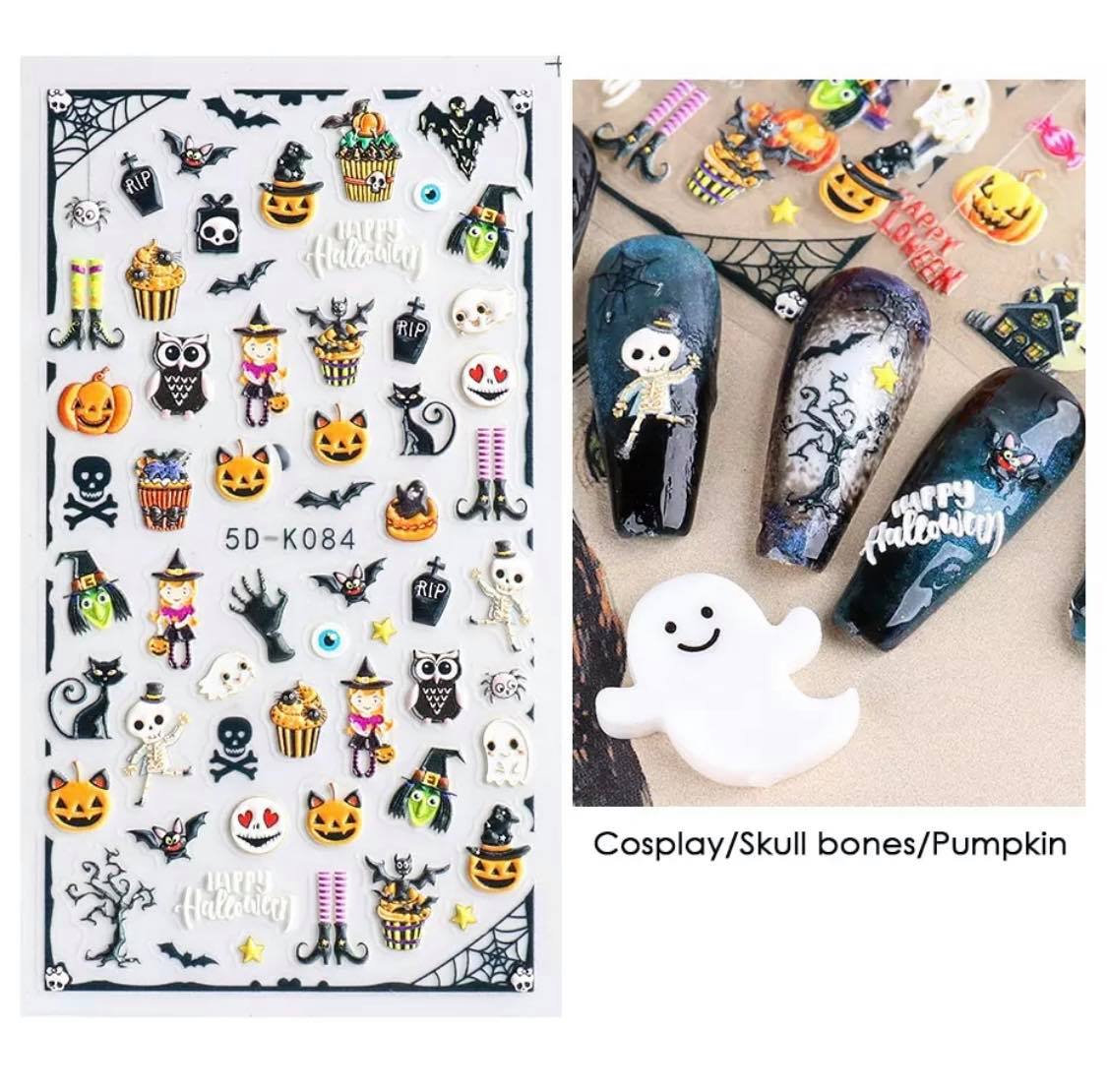 5D Halloween Stickers K084