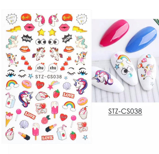 Nail Stickers STZCS038