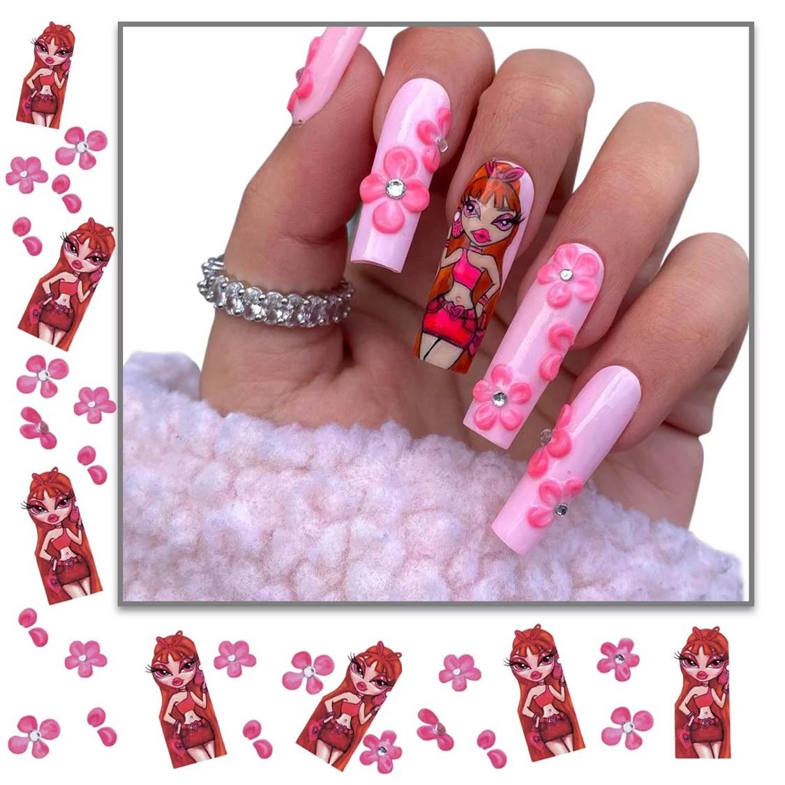 NAIL DECALS SET ST115