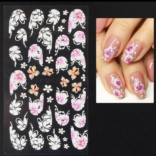 5D Flower Stickers K044