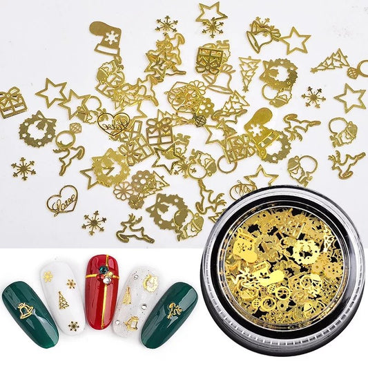 Christmas Golden Metal Leaf Mixed/3