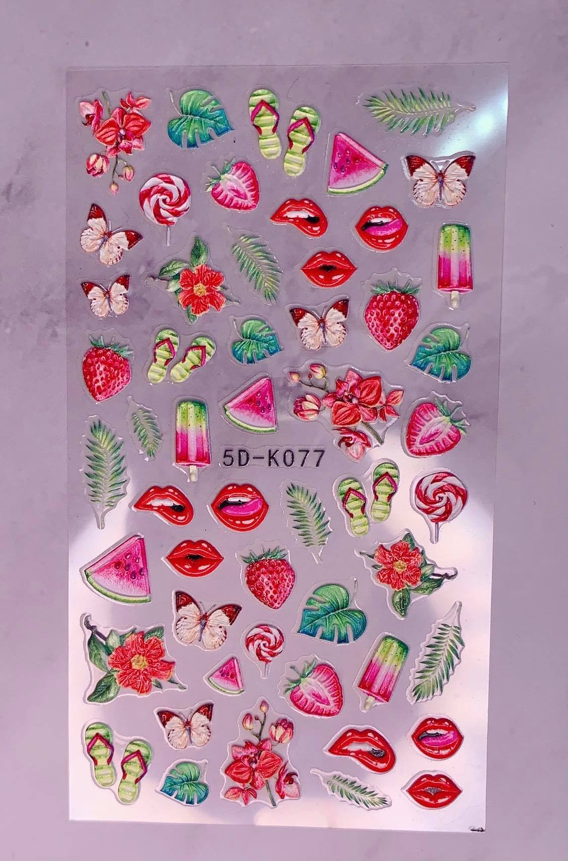 5D Stickers K077