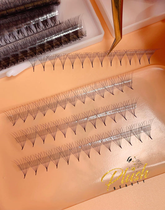8D/ Ultra Speed Pro-made lashes/ 500 Fans