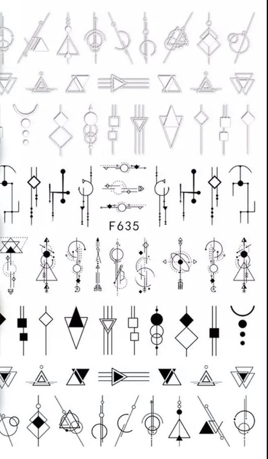 Nail Stickers F635