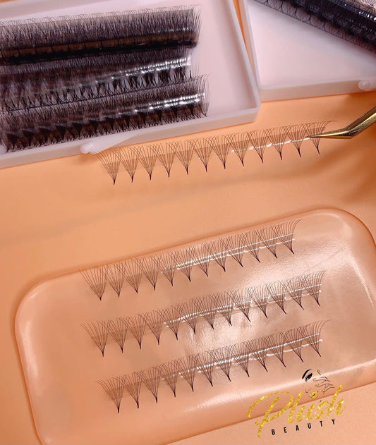 10D  Ultra Speed Pro-made lashes/ 500 Fans