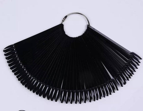 50pcs Round Nail Swatch Polish