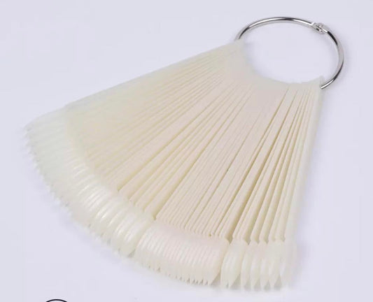 50pcs Round Nail Swatch Polish