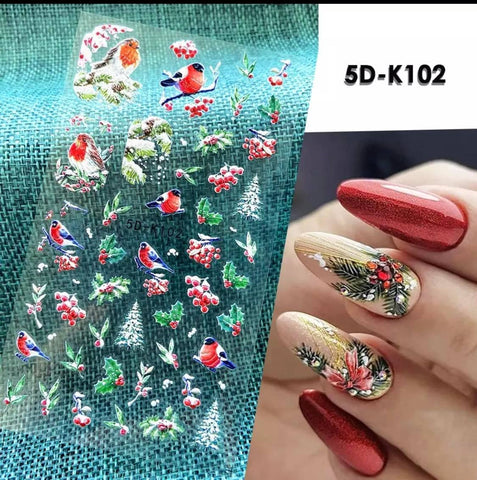 5D Christmas Stickers K102
