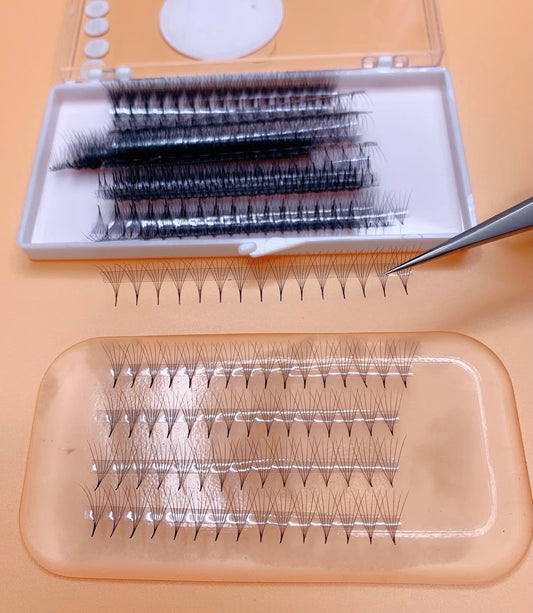 6D/ 0.07 Ultra-speed Promade lashes/ 1000 Fans