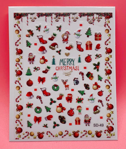 Christmas Nail Stickers SD49