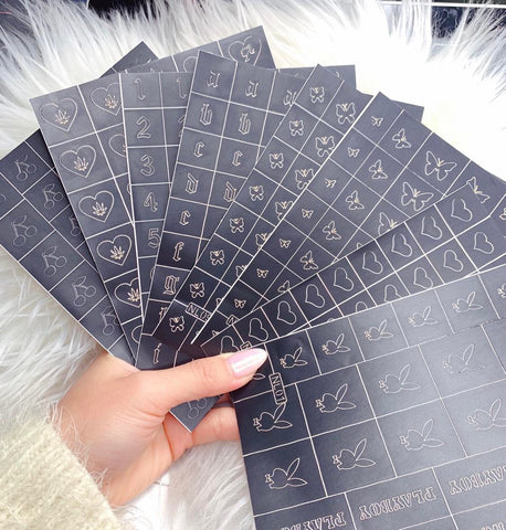Airbrush Stencils Stickers
